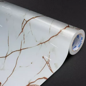 Papel De Parede Vinilico Calacatta Oro Brilho - Mármore