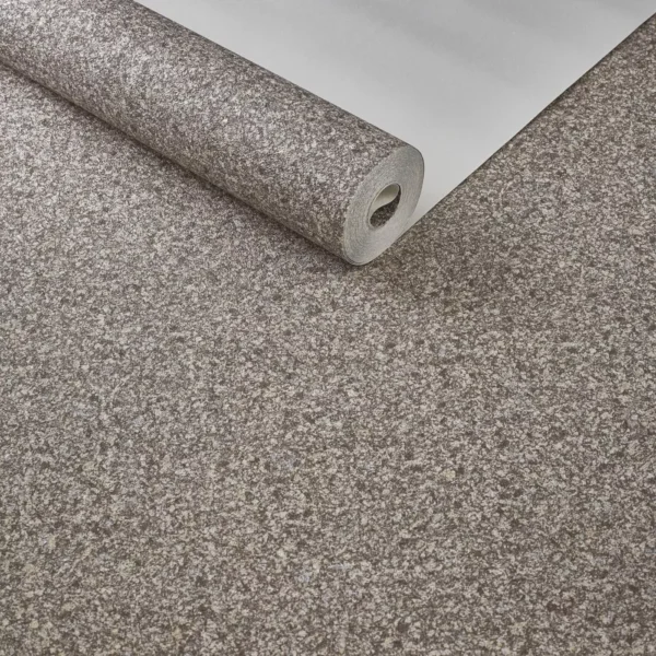 Papel De Parede Vinílico Lavável Textura Mica Pedras Taupe