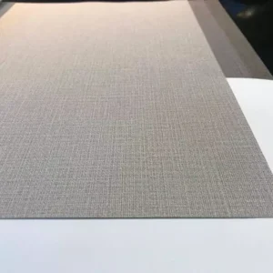 Papel De Parede Vinilico Linho Cinza Claro 3937 Boradecor