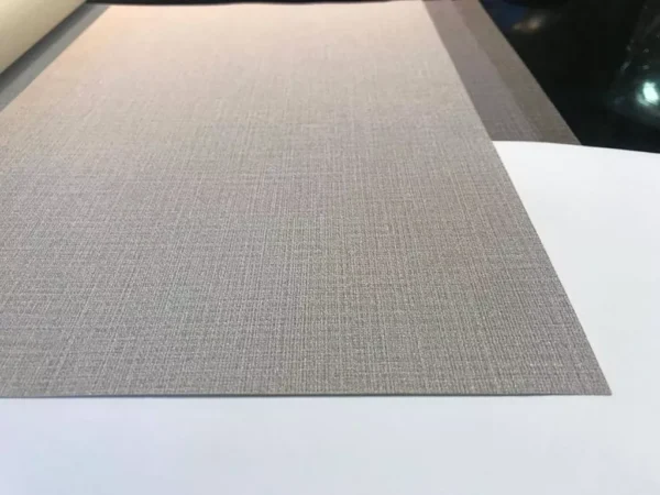 Papel De Parede Vinilico Linho Cinza Claro 3937 Boradecor