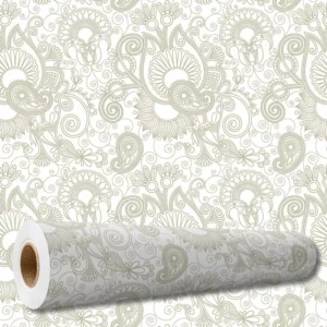 Papel De Paredeadesivo Arabesco Floral 10 Mts Mod Pnm2710