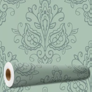 Papel De Paredeadesivo Arabesco Floral 10 Mts Mod Pnm2729