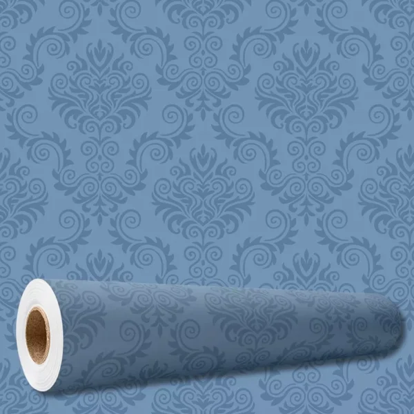 Papel De Paredeadesivo Arabesco Floral 10 Mts Mod Pnm2735