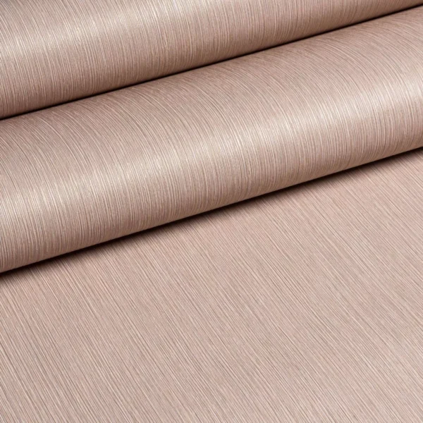 Rolo Papel De Parede Com Textura Ranhura Marrom Gold 10 Mts